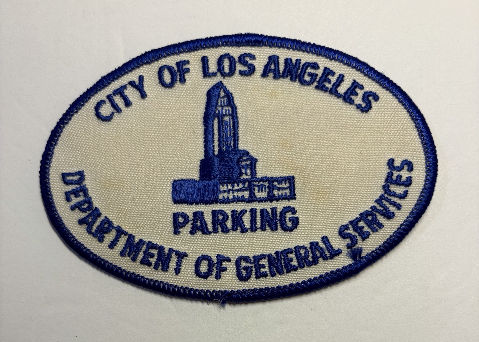 CALIFORNIA CITY OF LOS ANGELES DEPT OF GENERAL SERVICES PARKING PATCH #D24