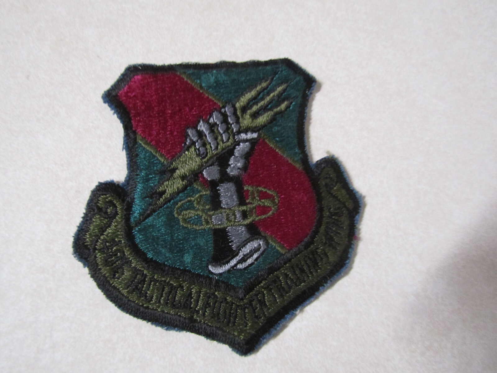 MILITARY PATCH SEW ON 406 TACTICAL FIGHTER TRAINING WING