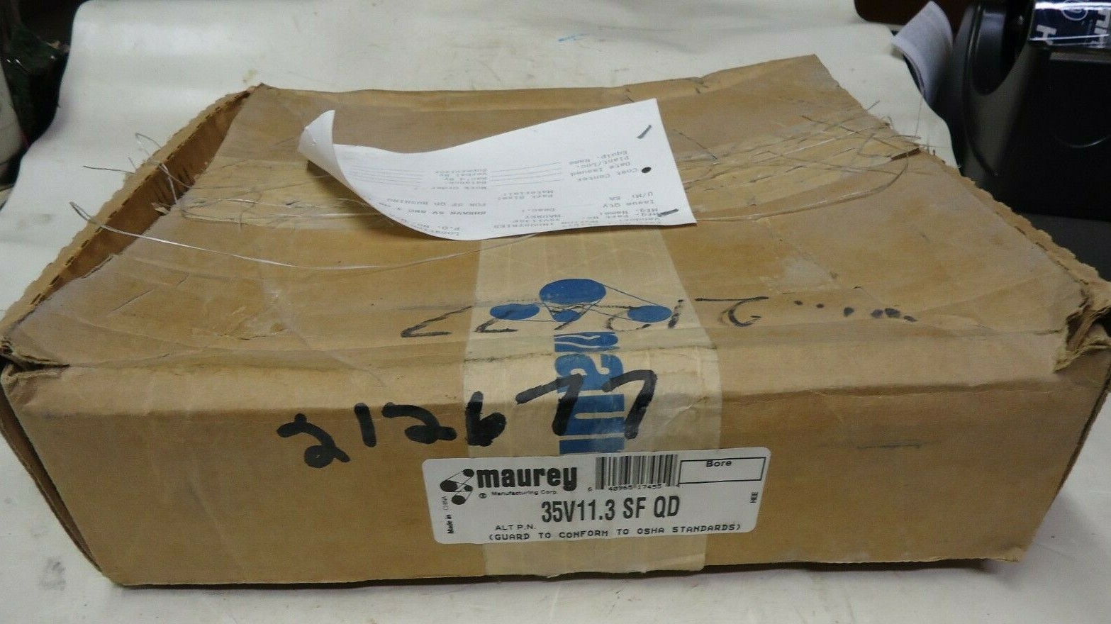 MAUREY 35V11.3SF QD SHEAVE "NEW" 5V SEC 3 GROOVE 11.3 OD
