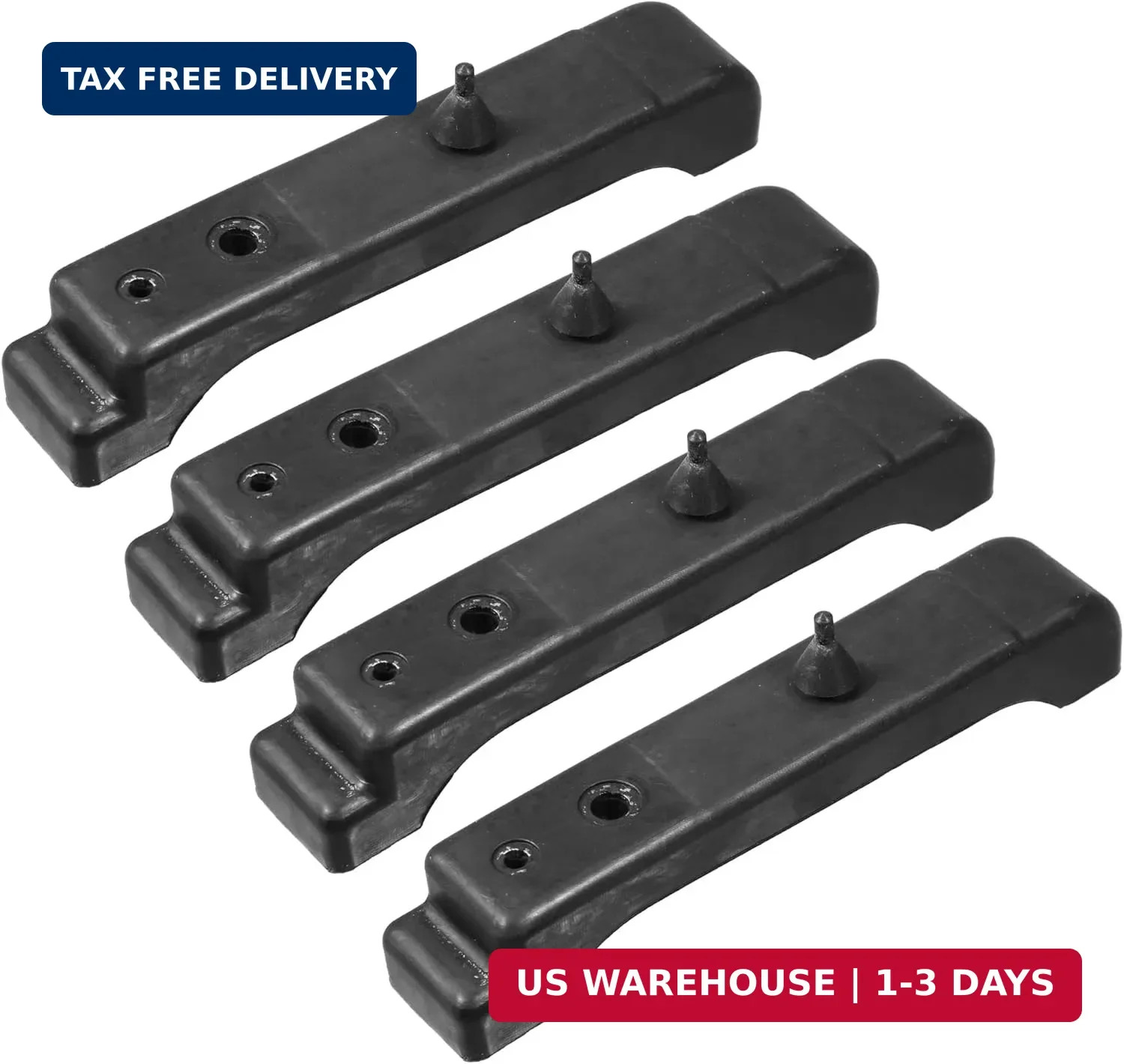 X AUTOHAUX 4pcs 4012326682S Engine Radiator Isolators Radiator Mount Bushing Pad