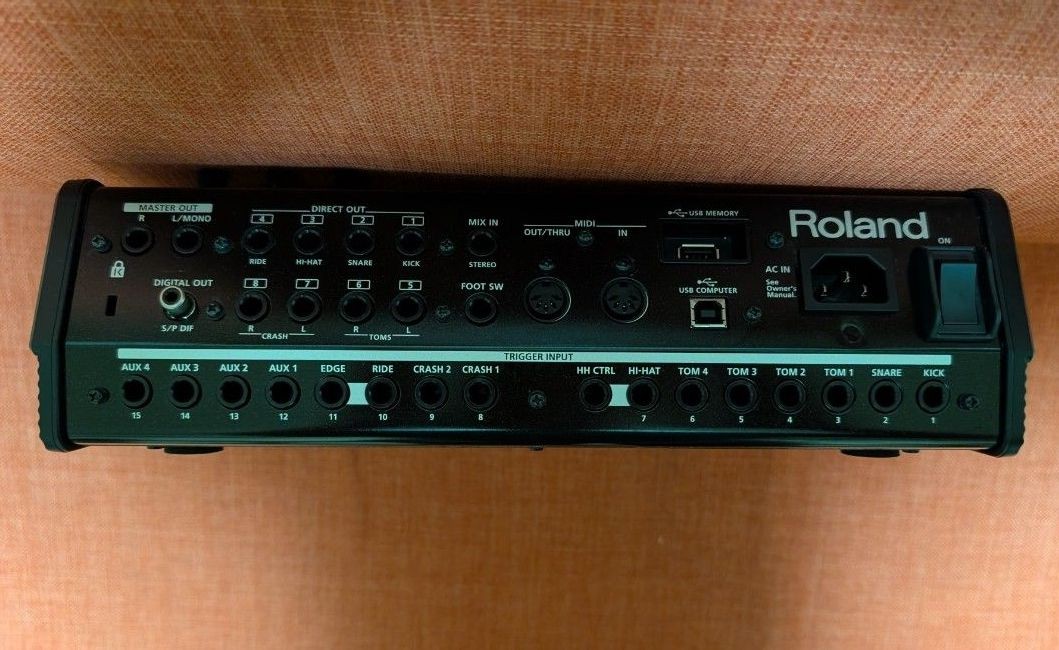 Roland TD-30 V-Drums Sound Module Cable Mount Screws from Japan Used