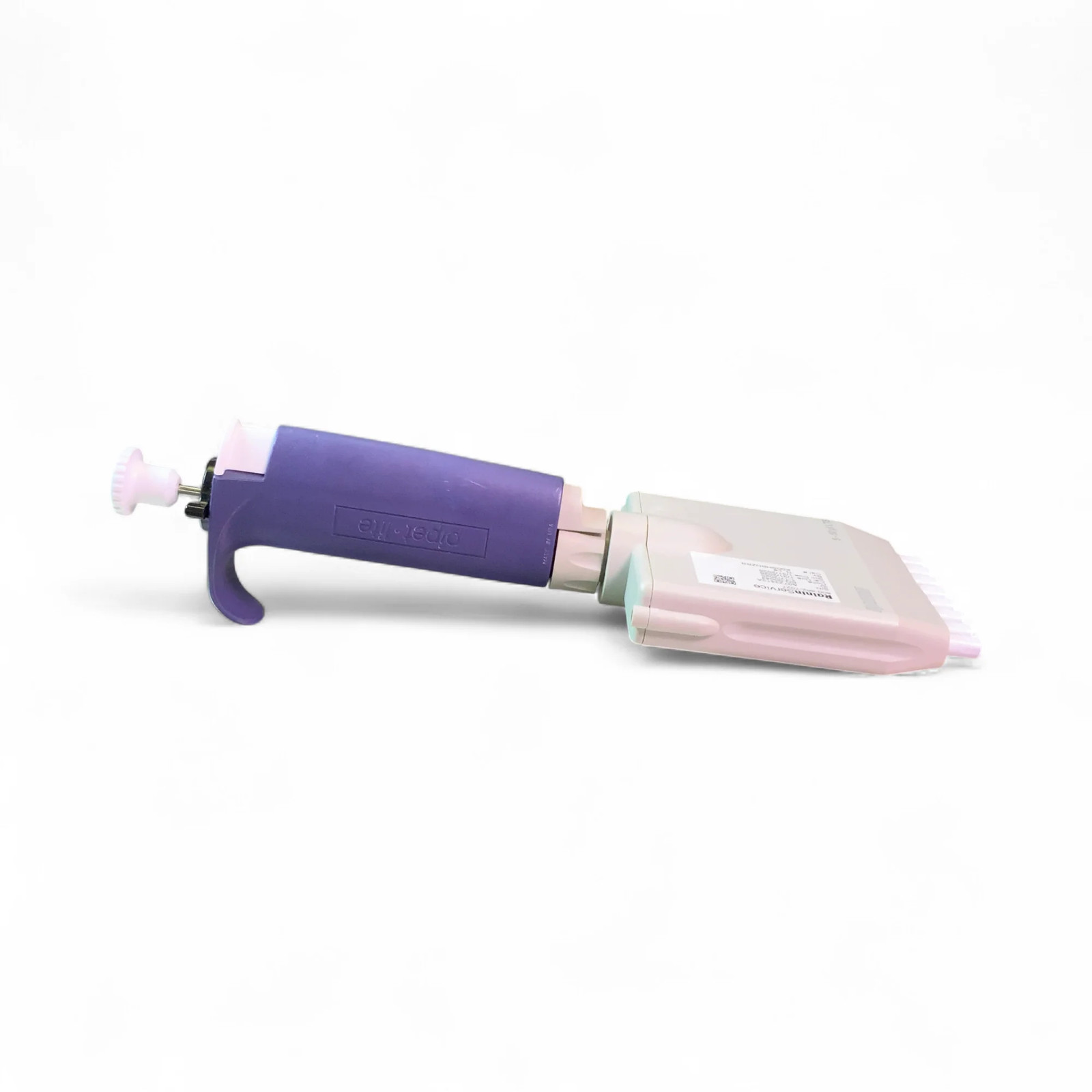 Rainin Pipet-Lite LTS 8 Channel Manual Pipette L50 5-50 µL CALIBRATED W WARRANTY
