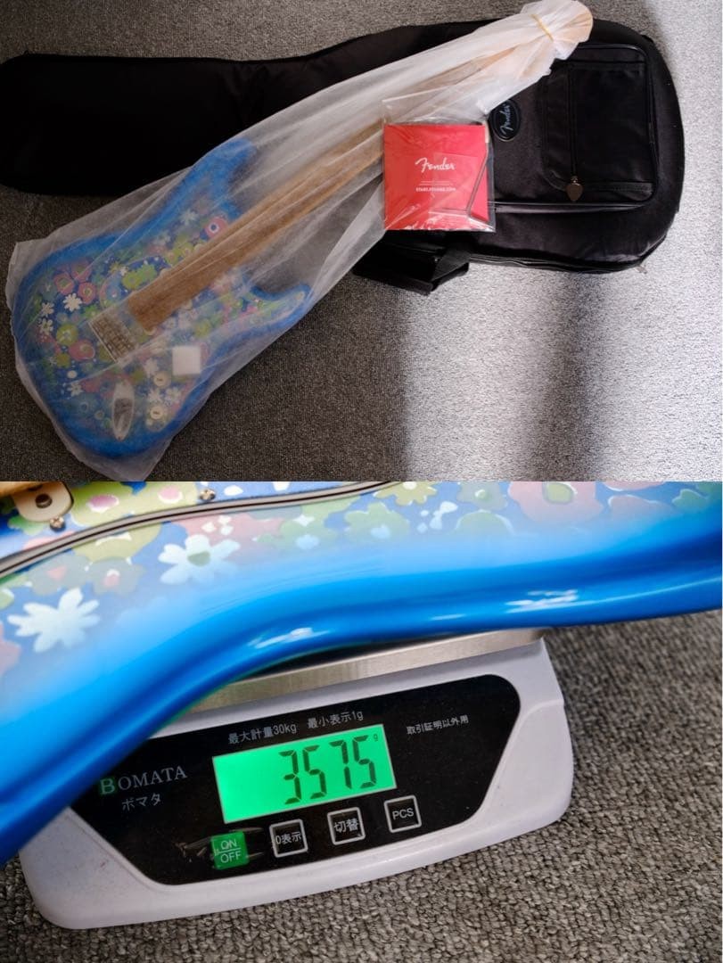 Fender Japan Stratocaster Blue Flower