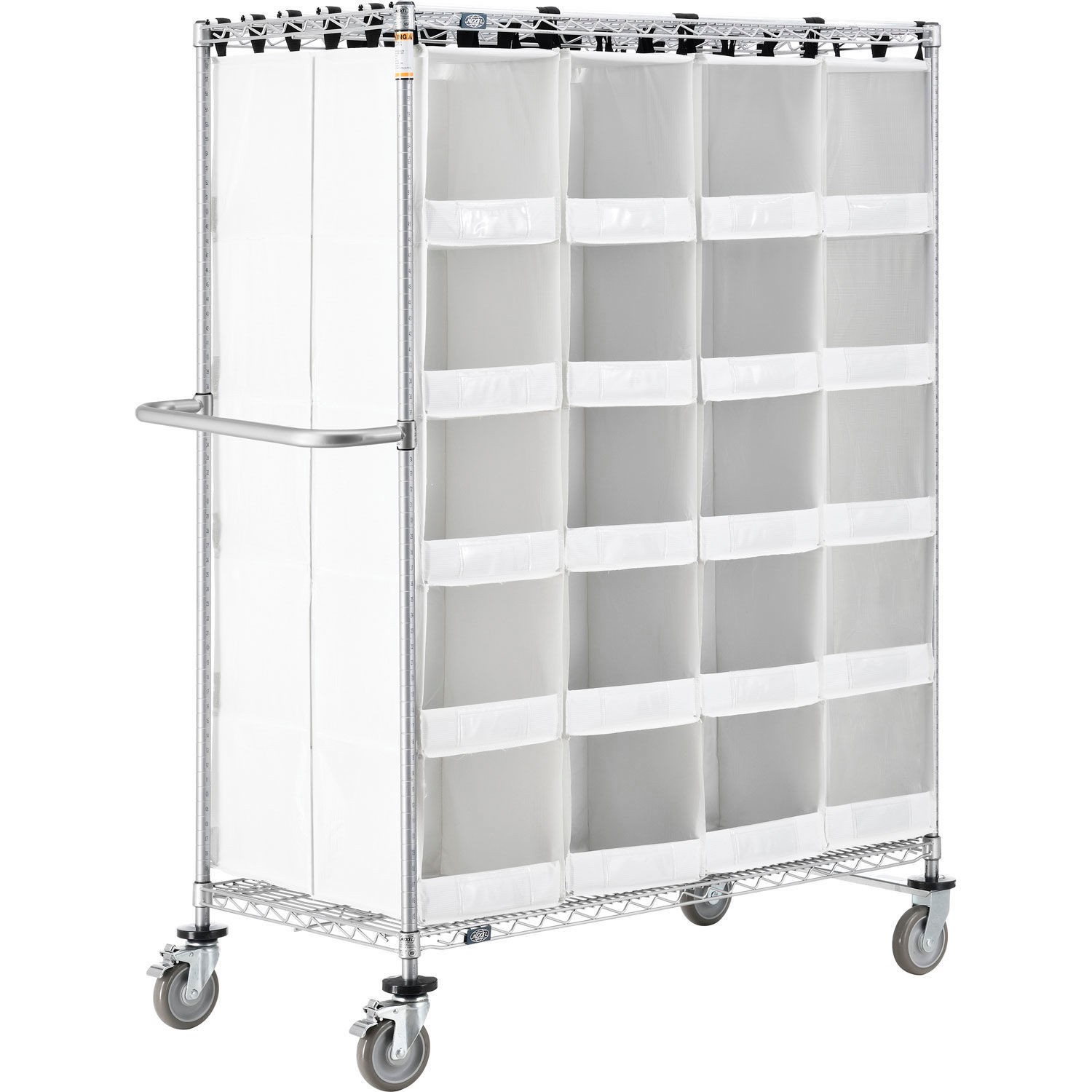 Global Industrial Stock Picking Truck Back To Back 40 Cells 48"L x 24"W x 69"H