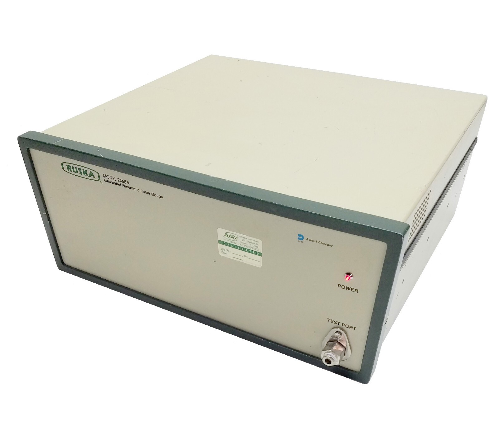 Druck Ruska 2465A-200 Automated Pneumatic Piston Gauge Pressure Calibrator #3