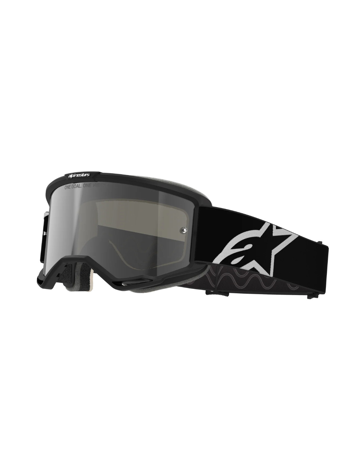 Alpinestars Vision 5 MX ATV Goggle - Corp - Black - Silver Mirror Lens