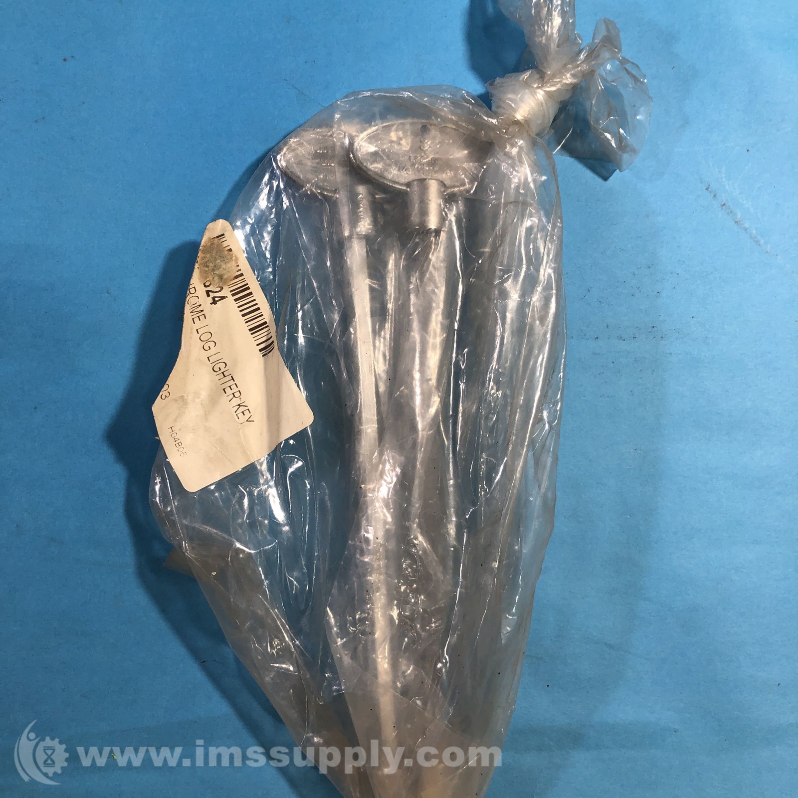 8" Chrome Log Lighter Key Bag of 2 FNIP