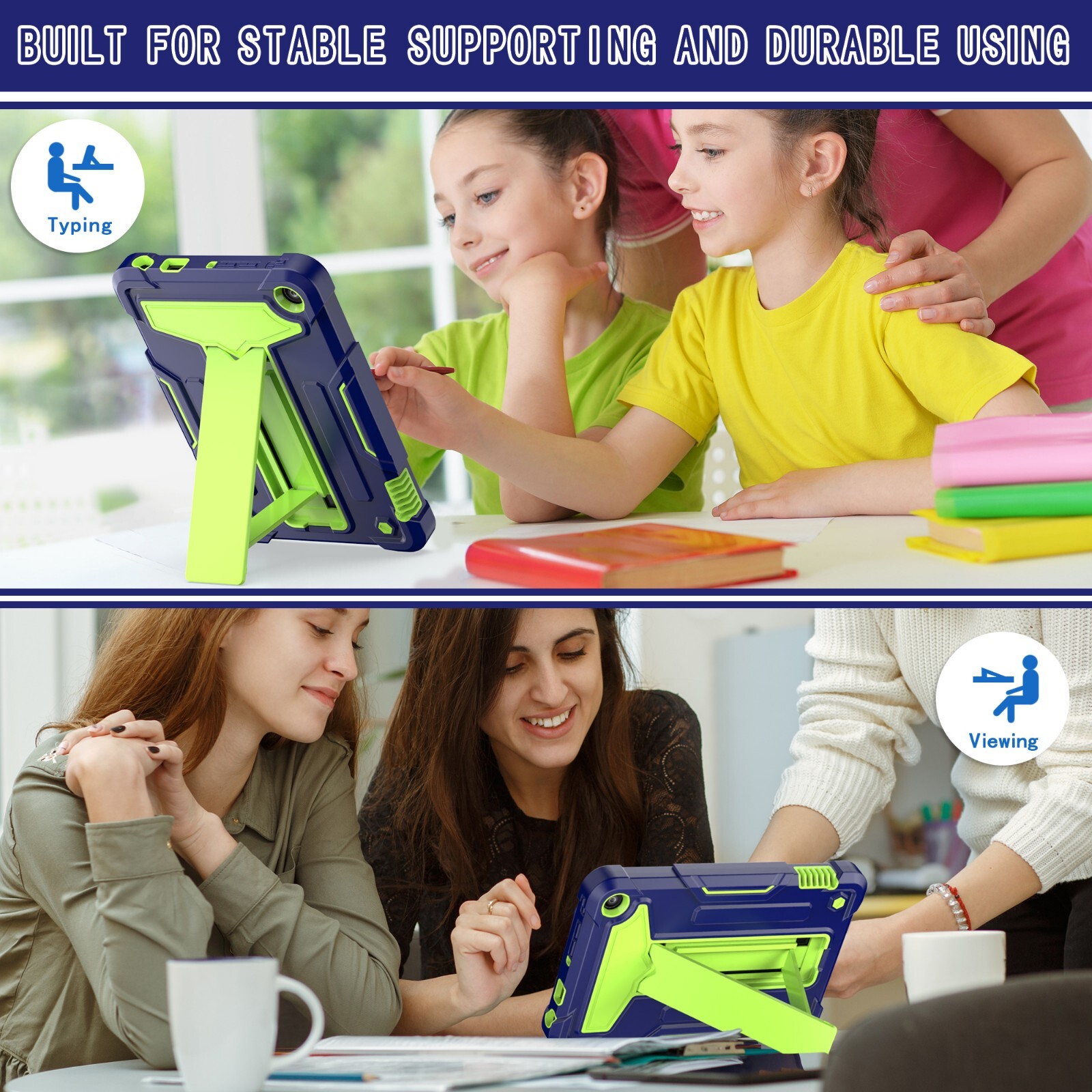 Amazon Fire HD 10 inch Tablet Case (13th Generation) Folding Stand Folio Cover