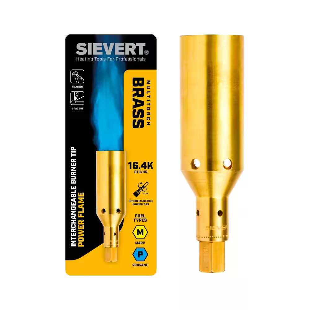 Multi-Torch Brass Interchangeable Power Burner Tip (Fuel Not Included) Free Ship