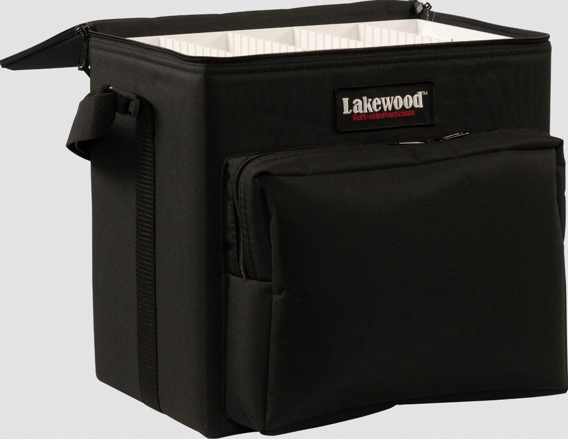 Lakewood Fishing Large Spinner Bait Tackle Box in Black 14.5”L x 9.75”W x 14”H