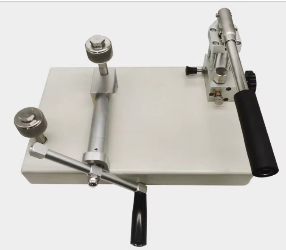 Benchtop Manual Pneumatic Calibration Stand Test Pressure Pump Pressure Gauge