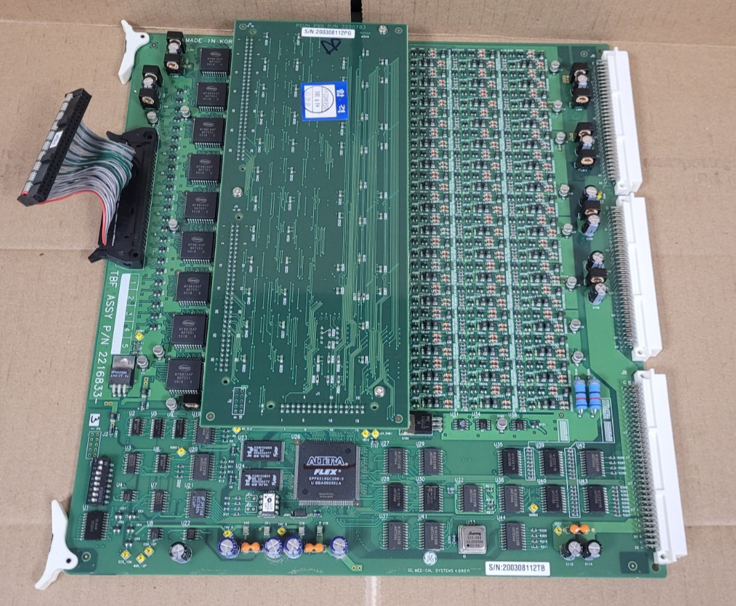 GE Medical Logiq 200/400 PRO Ultrasound TBF ASSY board 2216833-3+2220783