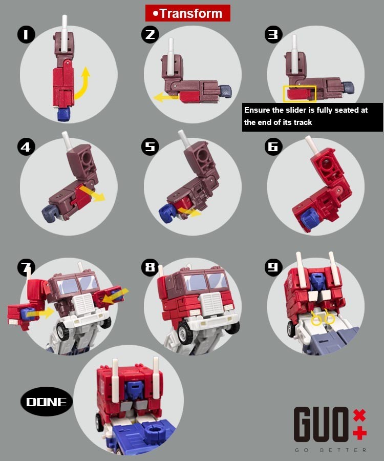 GO BETTER 3D DIY Upgrade Kit For SS Devastation OP Prime （#PART A）