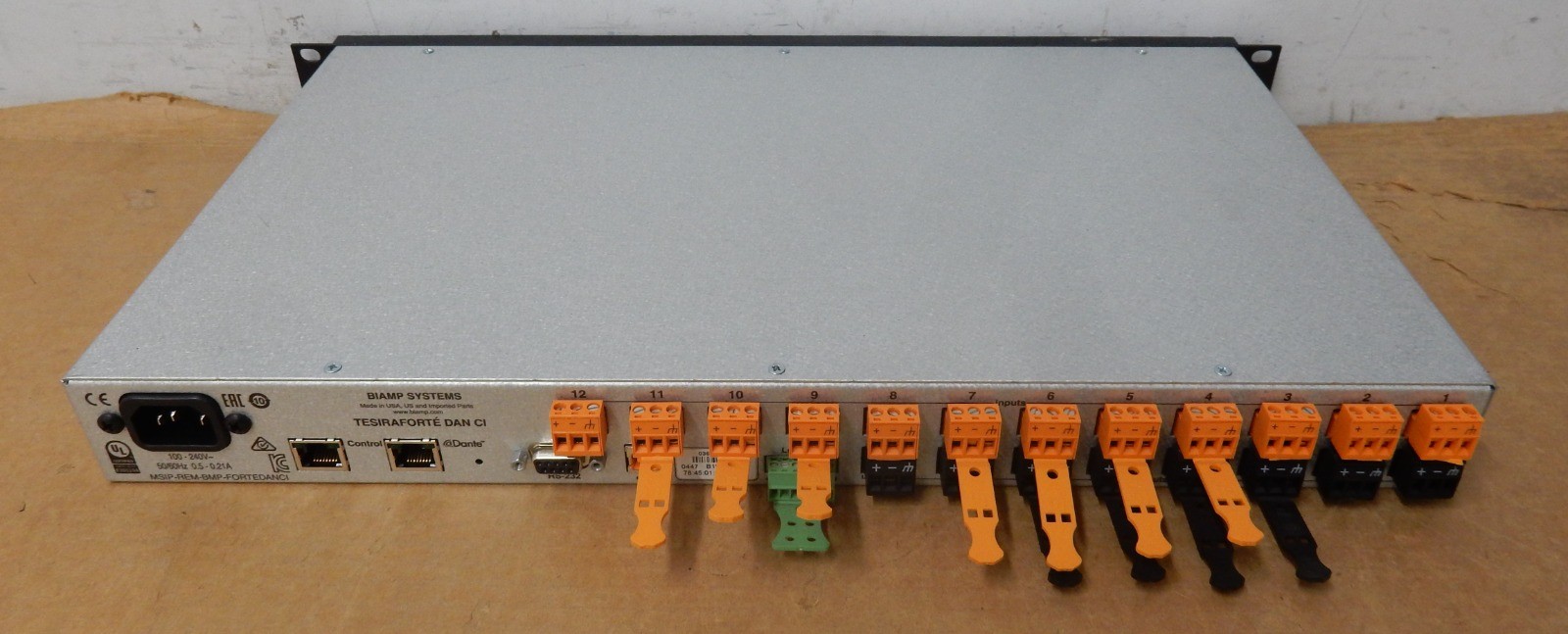 BIAMP TESIRA FORTE DAN CI Digital Audio Server - Unit Only