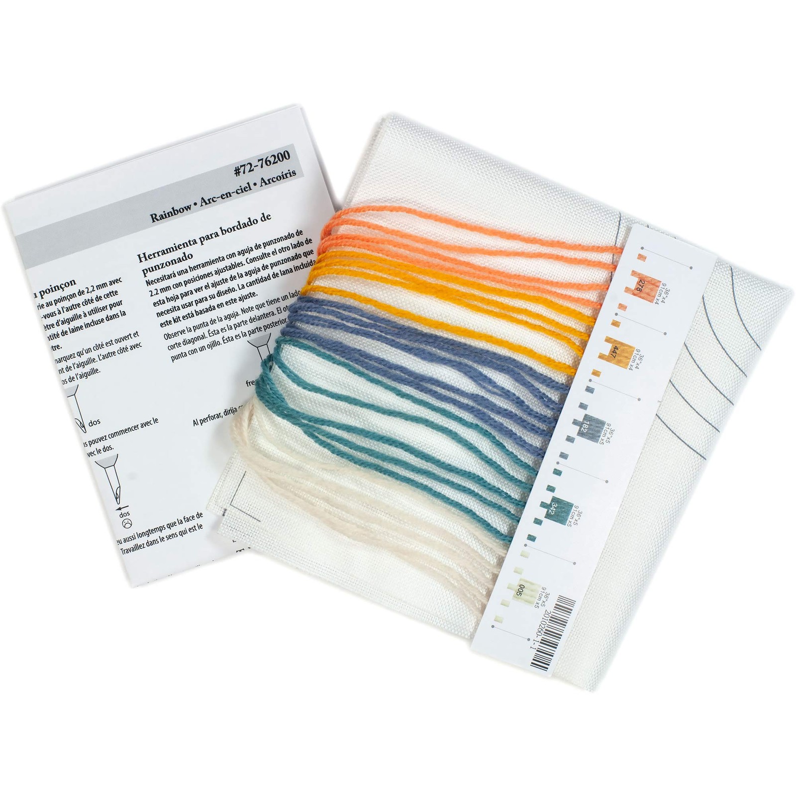 Dimensions 72-76200 Rainbow Punch Needle 8 inches diameter,