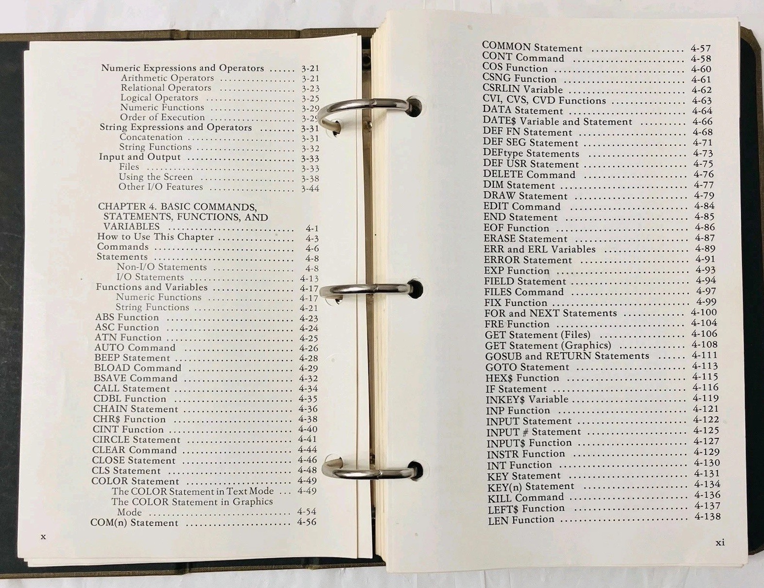 IBM BASIC Personal Computer Hardware Reference Library Manual (1982) w/ Slipcase