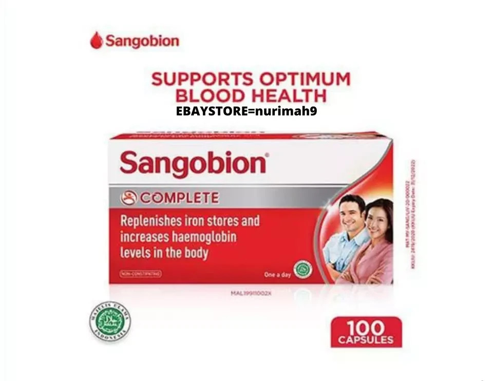 Sangobion Iron Supplement & Help Increase Haemoglobin 100 Capsules