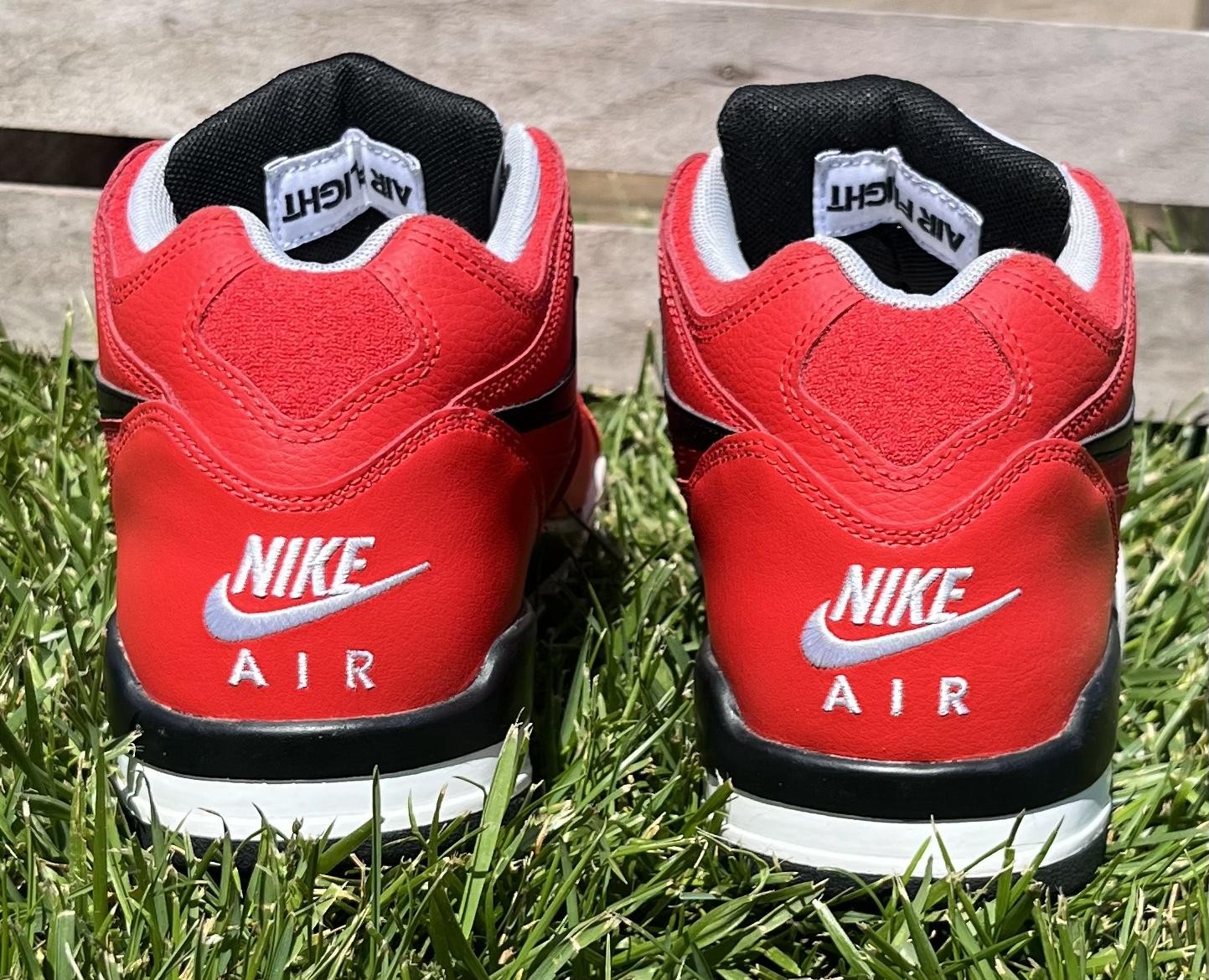 Nike Air Flight 89 Shoes Mens Size 9 Red Black Basketball Sneakers CN5668-600