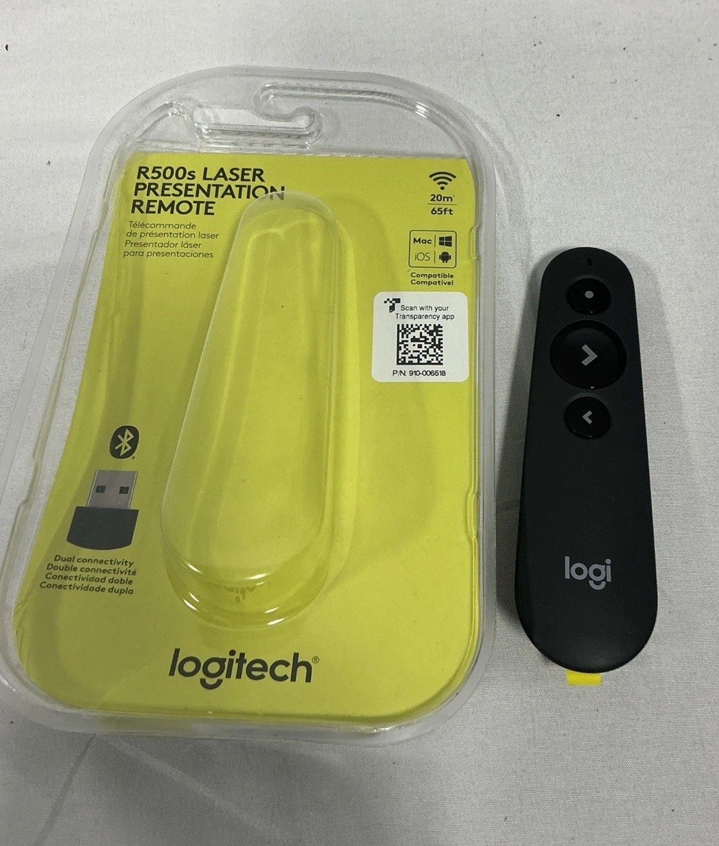 Logitech R500 Wireless Presenter Laser - Graphite