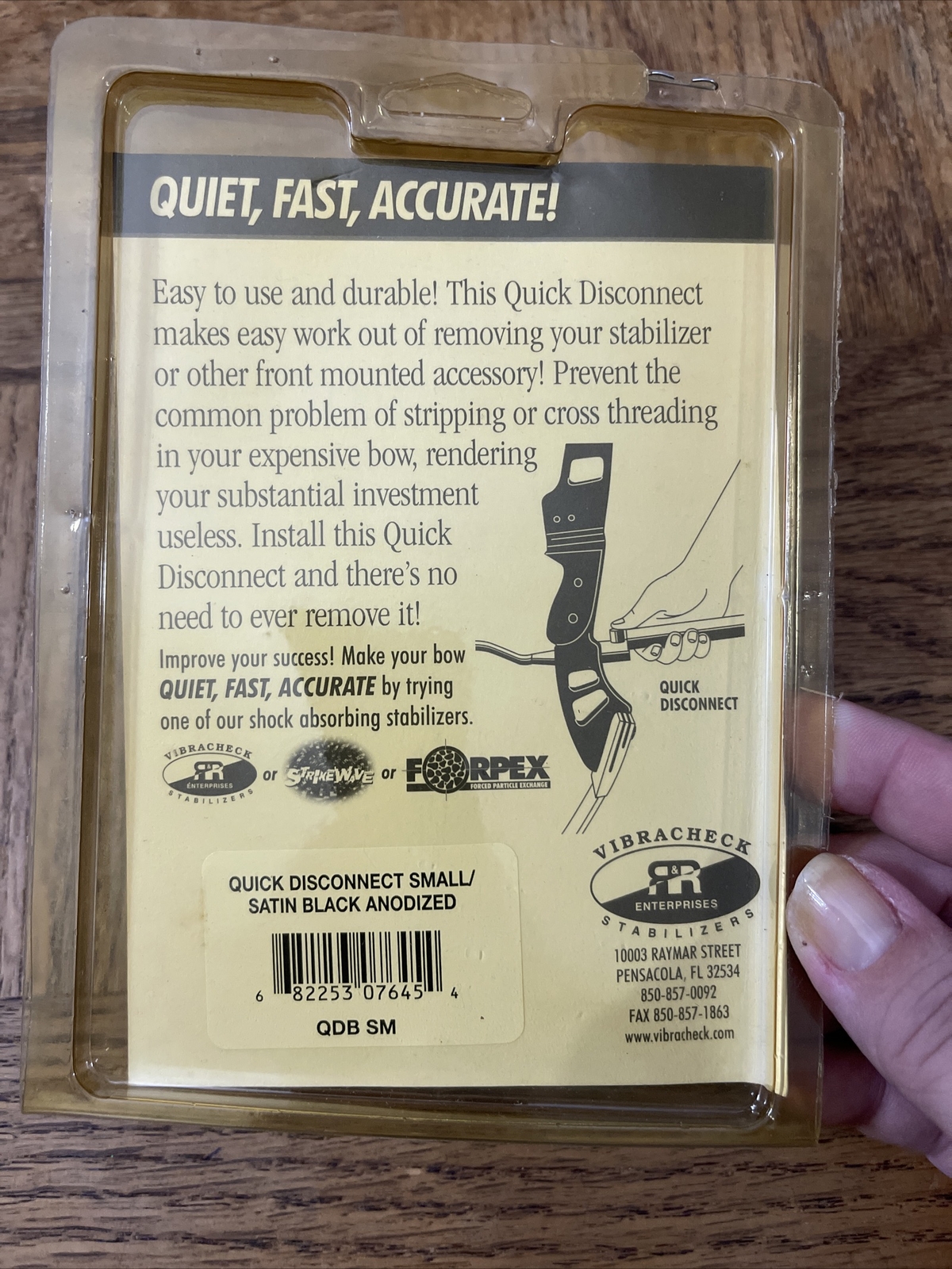 Vibracheck Quick Disconnect