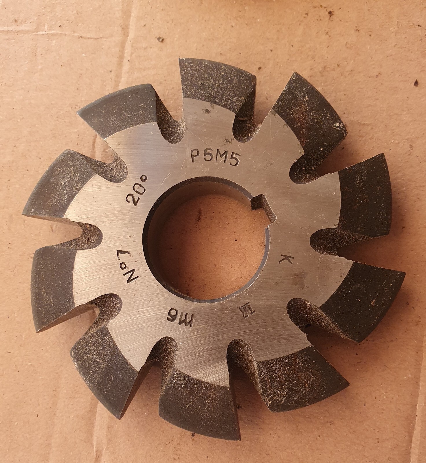 Involute Gear Cutter M6,0 PA 20° HSS M2.