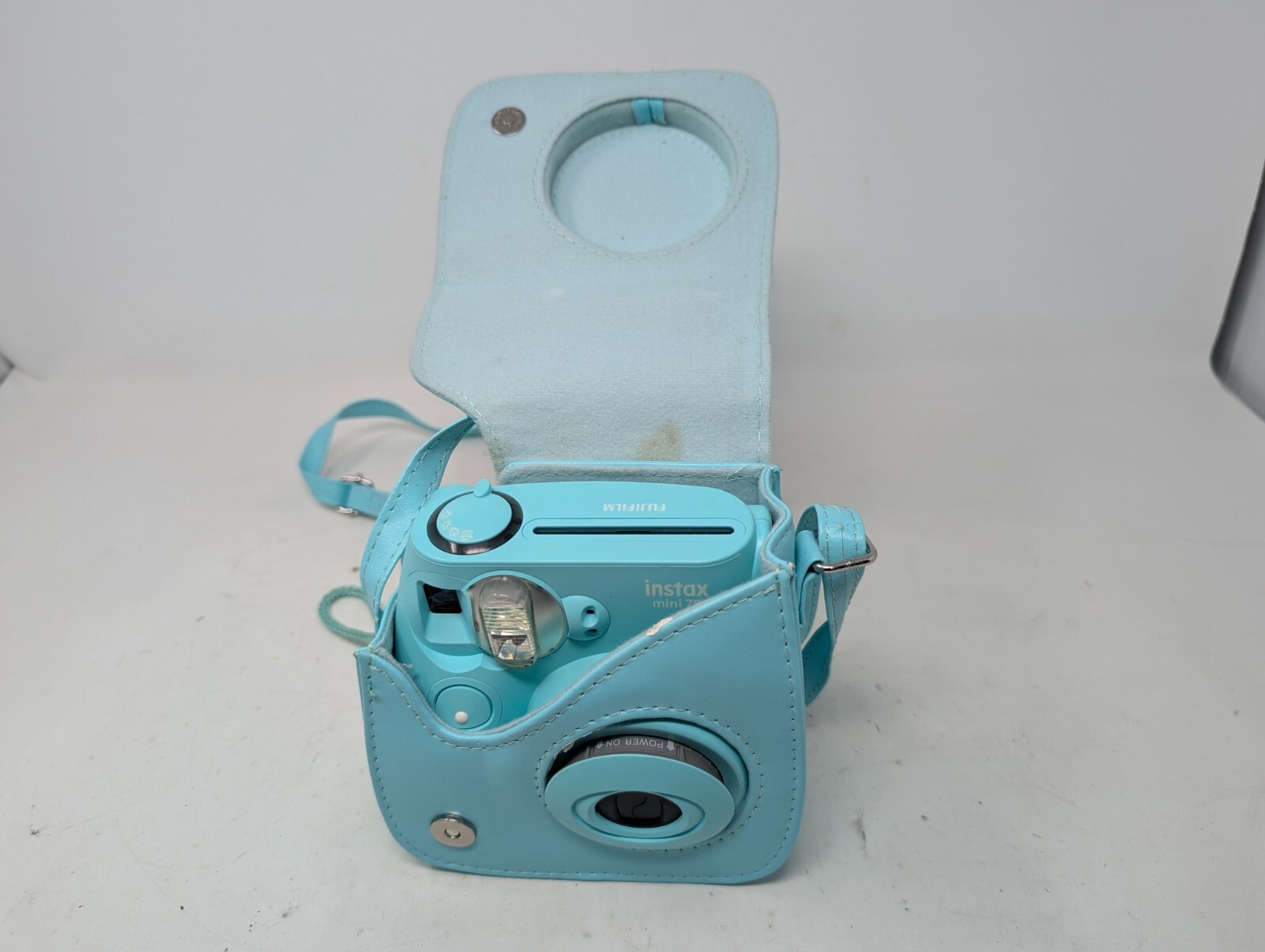 Fujifilm Instax Mini 7S Instant Camera Blue W/ Case (C8)