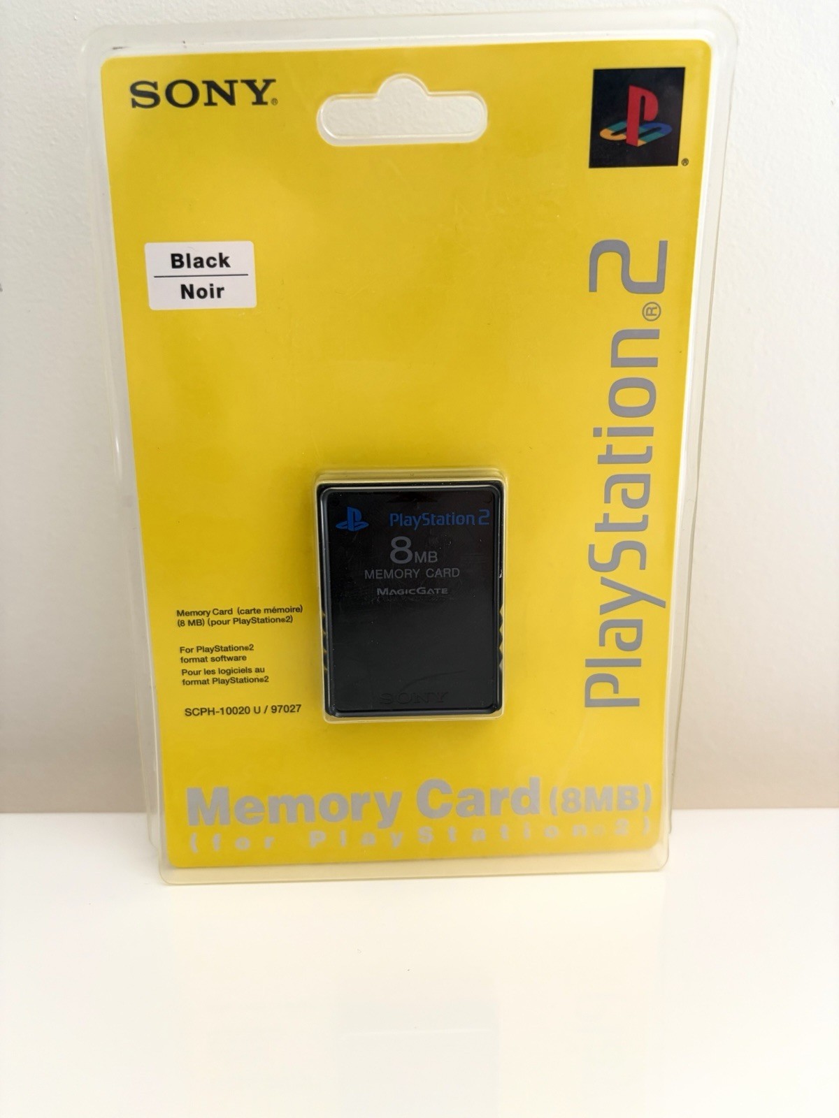 Factory Sealed SONY PlayStation 2 NEW 8MB Memory Card Black MagicGate OEM PS2