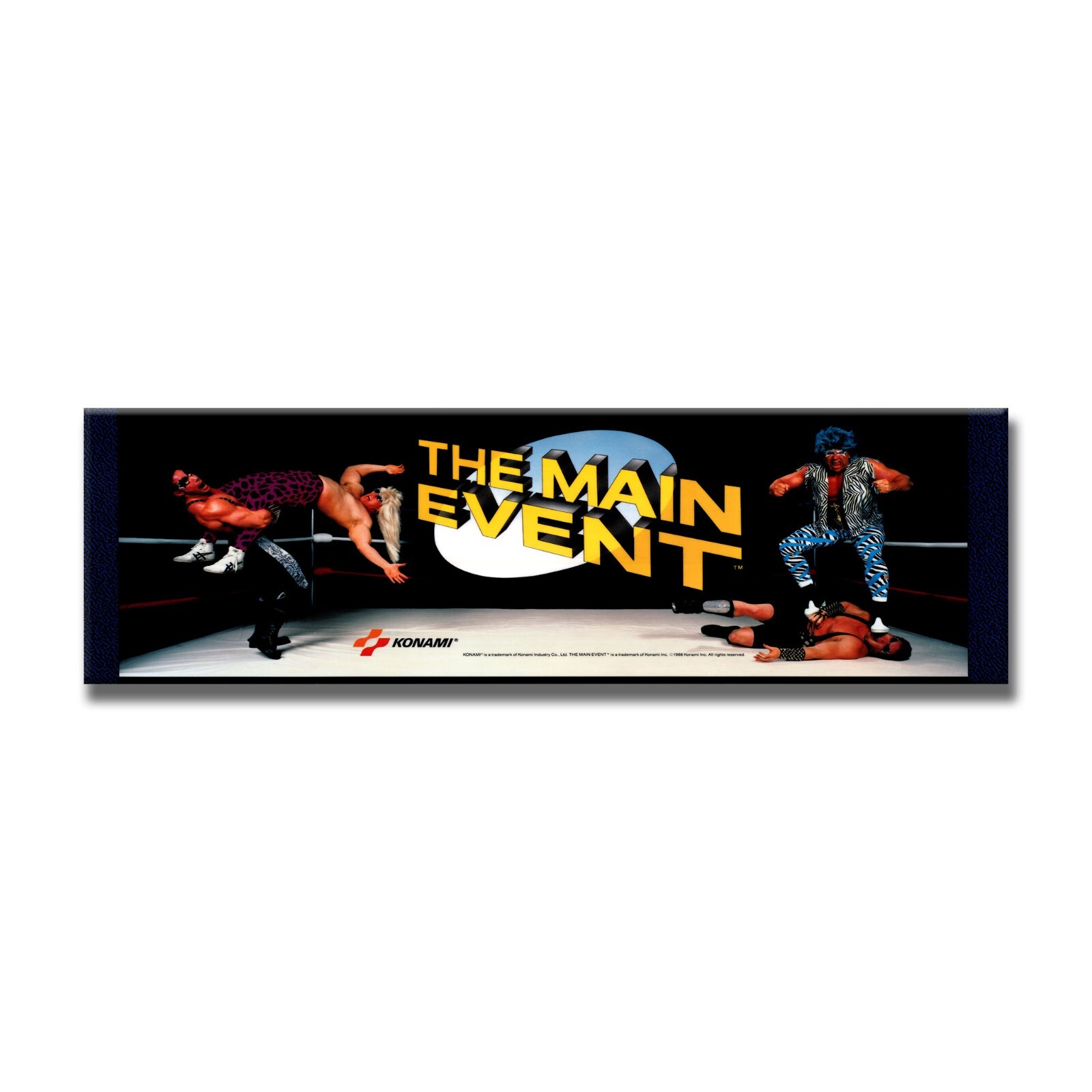 The Main Event Premium Arcade Marquee Restoration Backlit Sign Insert