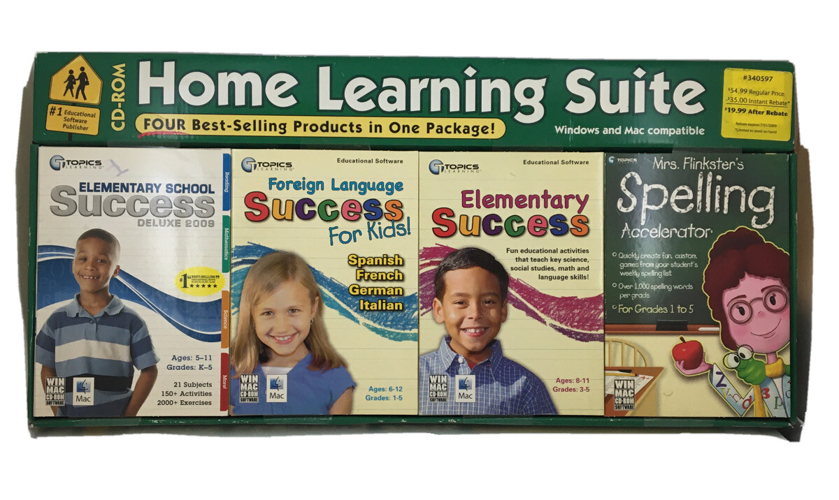 Homeschooling Software Suite Elementary Success