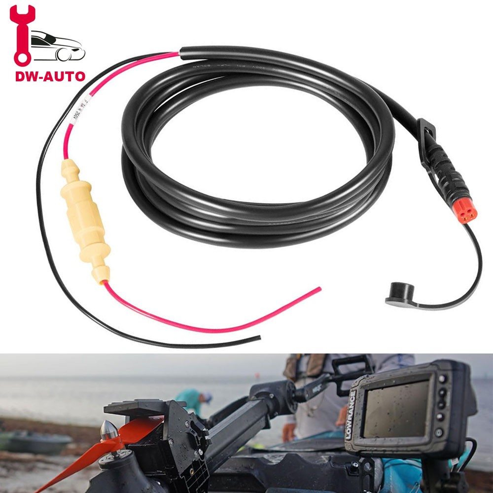 010-11678-10 6 ft. 4-Pin Power Cord Cable Fit for Garmin Echo Series 100 150 200