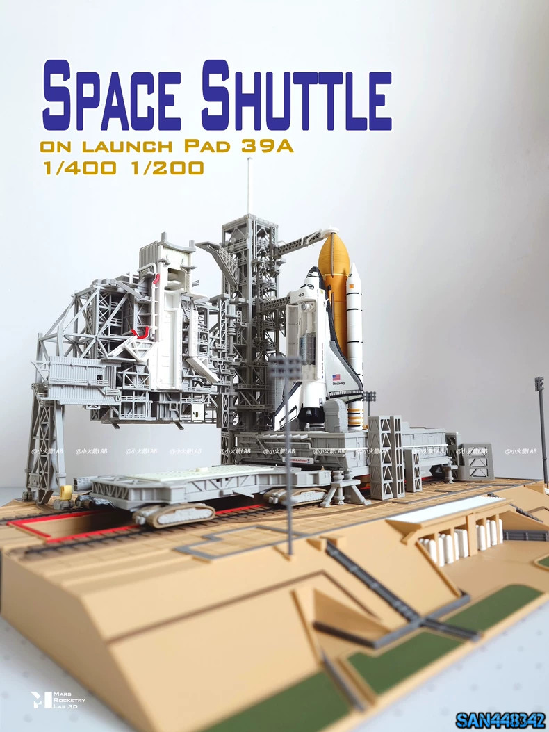 NEW 1/400 Dragon Space Shuttle Launch Site 3D Printed Model Gift