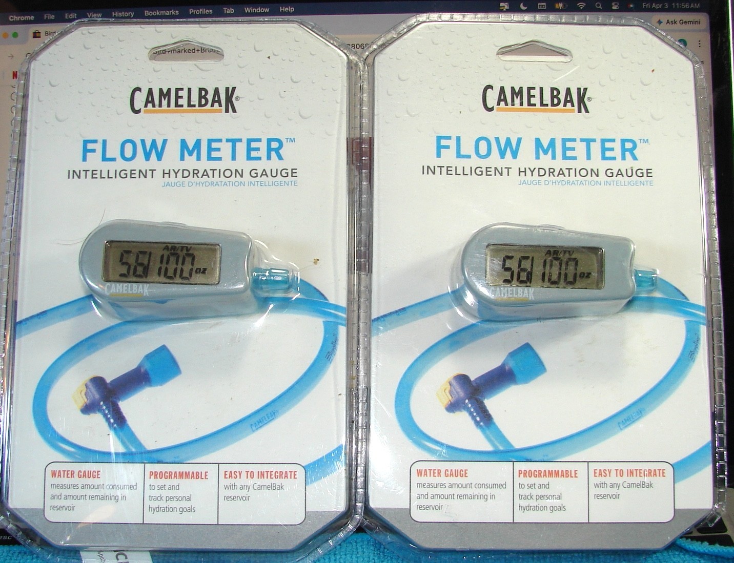 Camelbak Antidote Insulated Tube with Flow Meter - Made in China--Lot of Two (2)