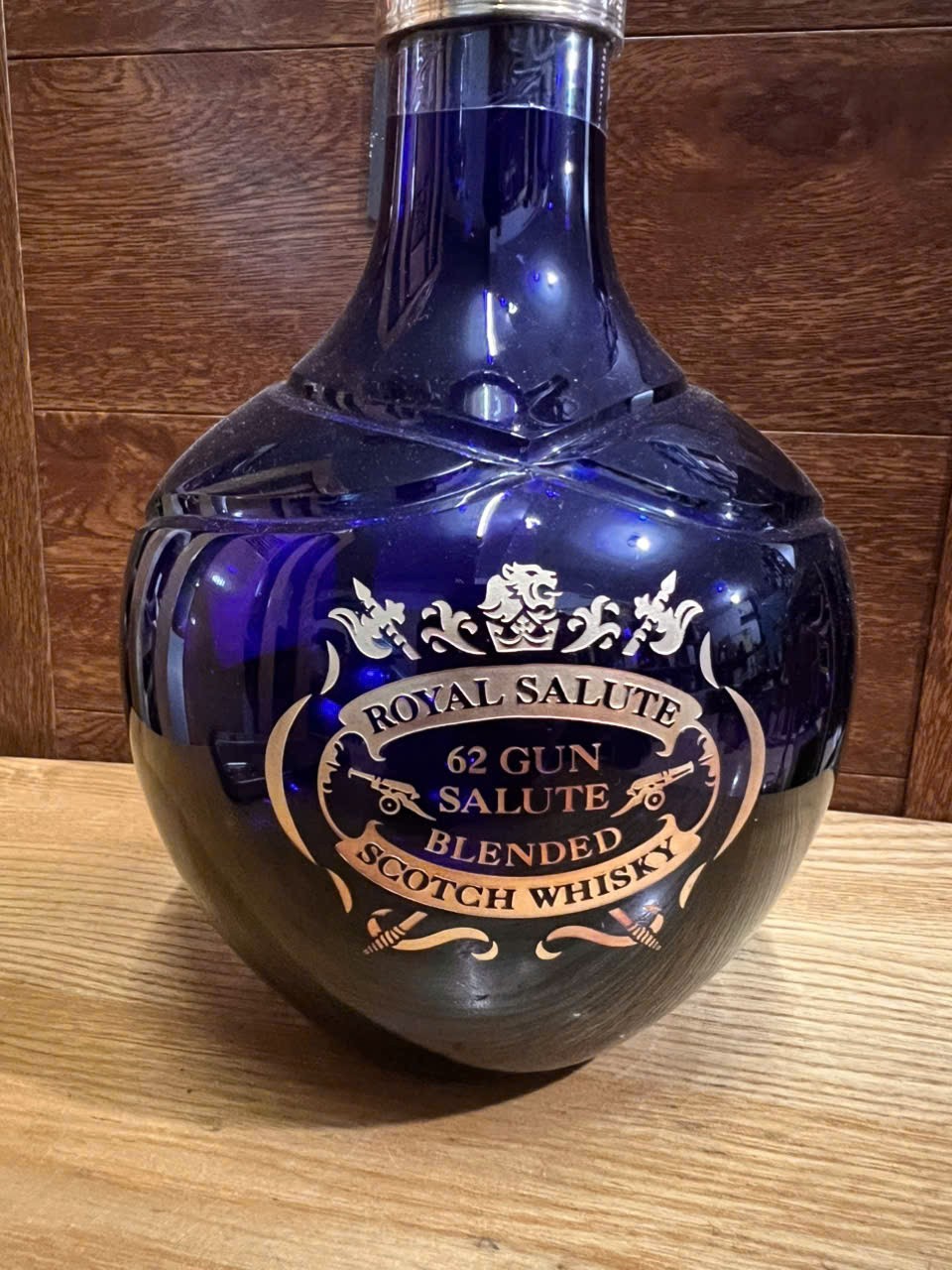 Empty bottle Chivas 62 Years