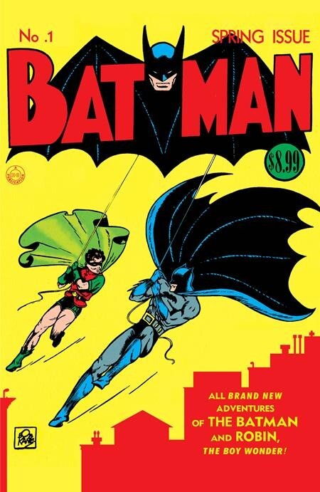 BATMAN 1 FOIL FACSIMILE VARIANT NM FAX 2023