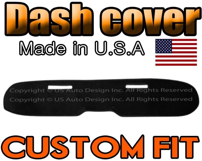 fits 1967-1968  FORD MUSTANG  DASH COVER MAT DASHBOARD PAD /  BLACK