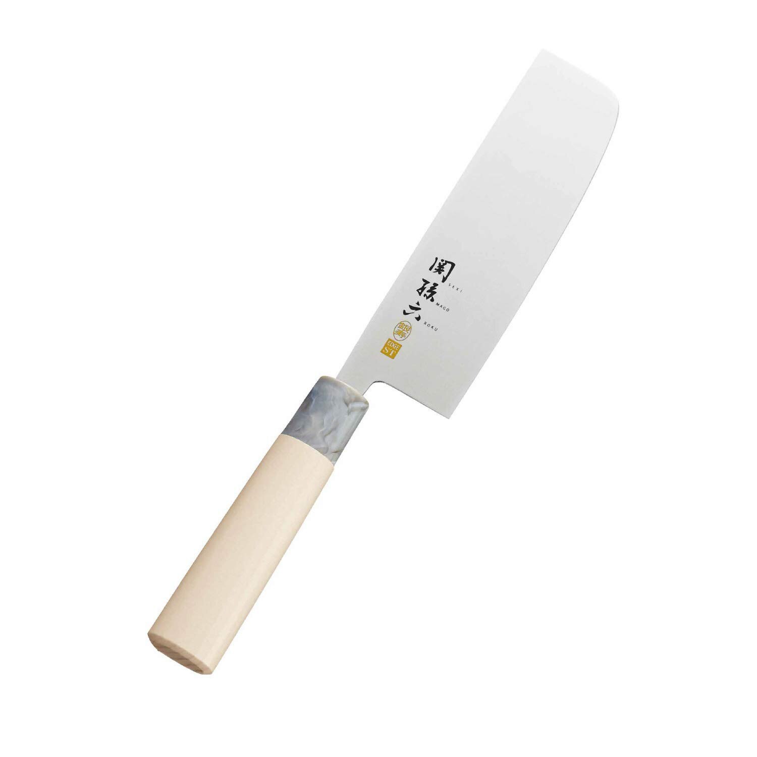 Kai Corporation KAI AK5069 Nakiri Knife Seki Magoroku Ginju, Stainless Steel,...