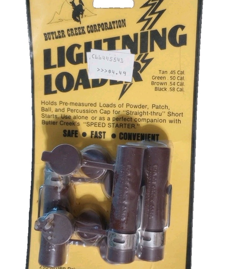 Butler Creek Co. Lightning Loader .54 Cal. Brown NOS Vintage USA