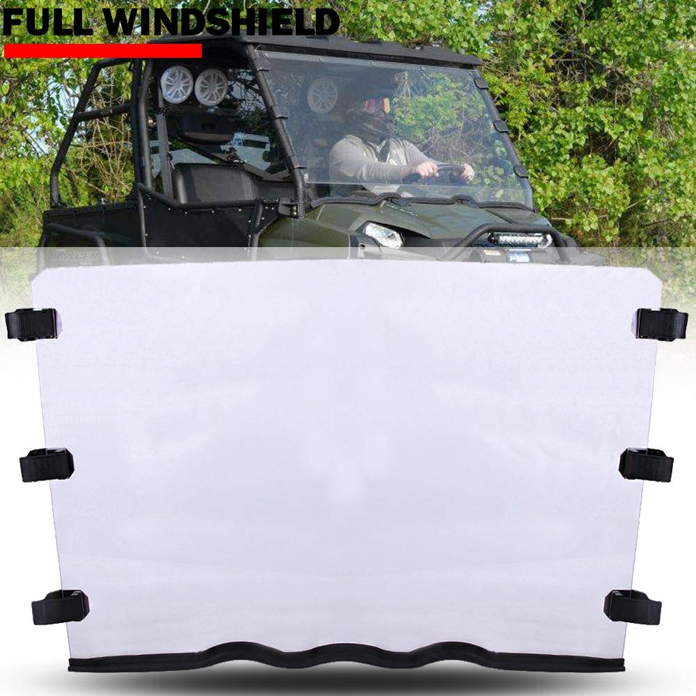 Full Windshield For Polaris Ranger 400 500 570 800 Midsize EFI EPS EV Crew 10-14