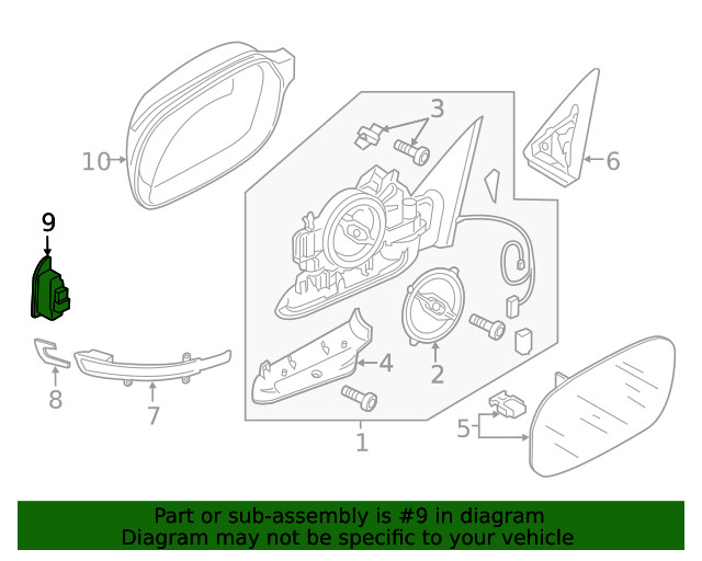 Genuine Audi Display Unit 8K1-949-146-A