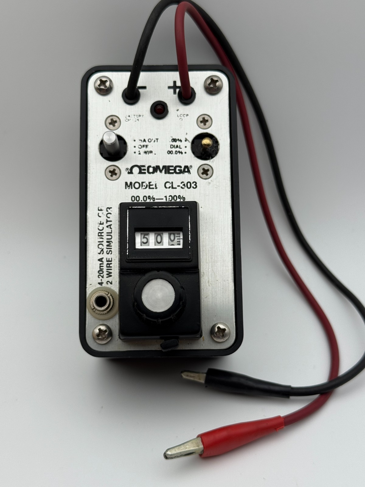 Omega 4-20ma Process Current Simulator CL-303 1431