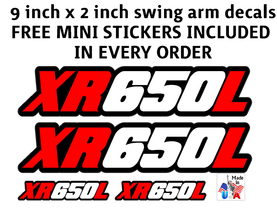 Honda Xr650L Decals Graphics Swingarm Stickers Dirt bike xr650 xr 650 1993-2023