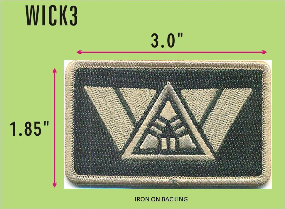 MAZERUNNER WCKD MOVIE 3" CAP PATCH - WICK3