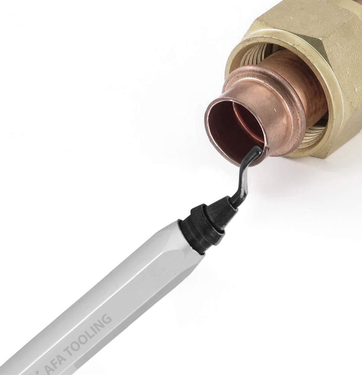 AFA Tooling Deburring Tool with a Blade and Pack of 10 Extra Blades