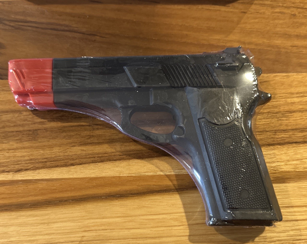 7" Black Rubber Training Pistol Non-Lethal Law Enforcement Practice Replica 7in
