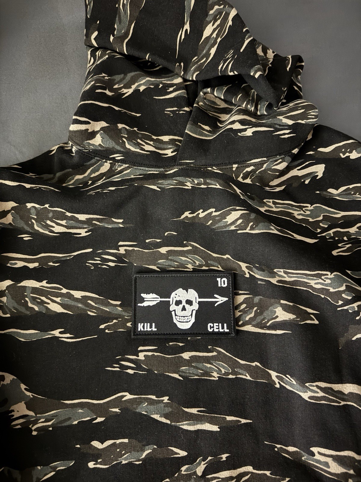 XL FORWARD OBSERVATIONS GROUP 10th SFG KILL CELL Embroidered Patch Hook/Loop FOG