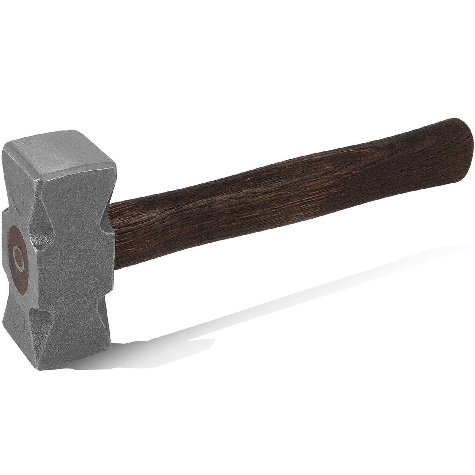2.2LB Blacksmith Forging Hammer Square Head for Farrier Knife Making Anvil