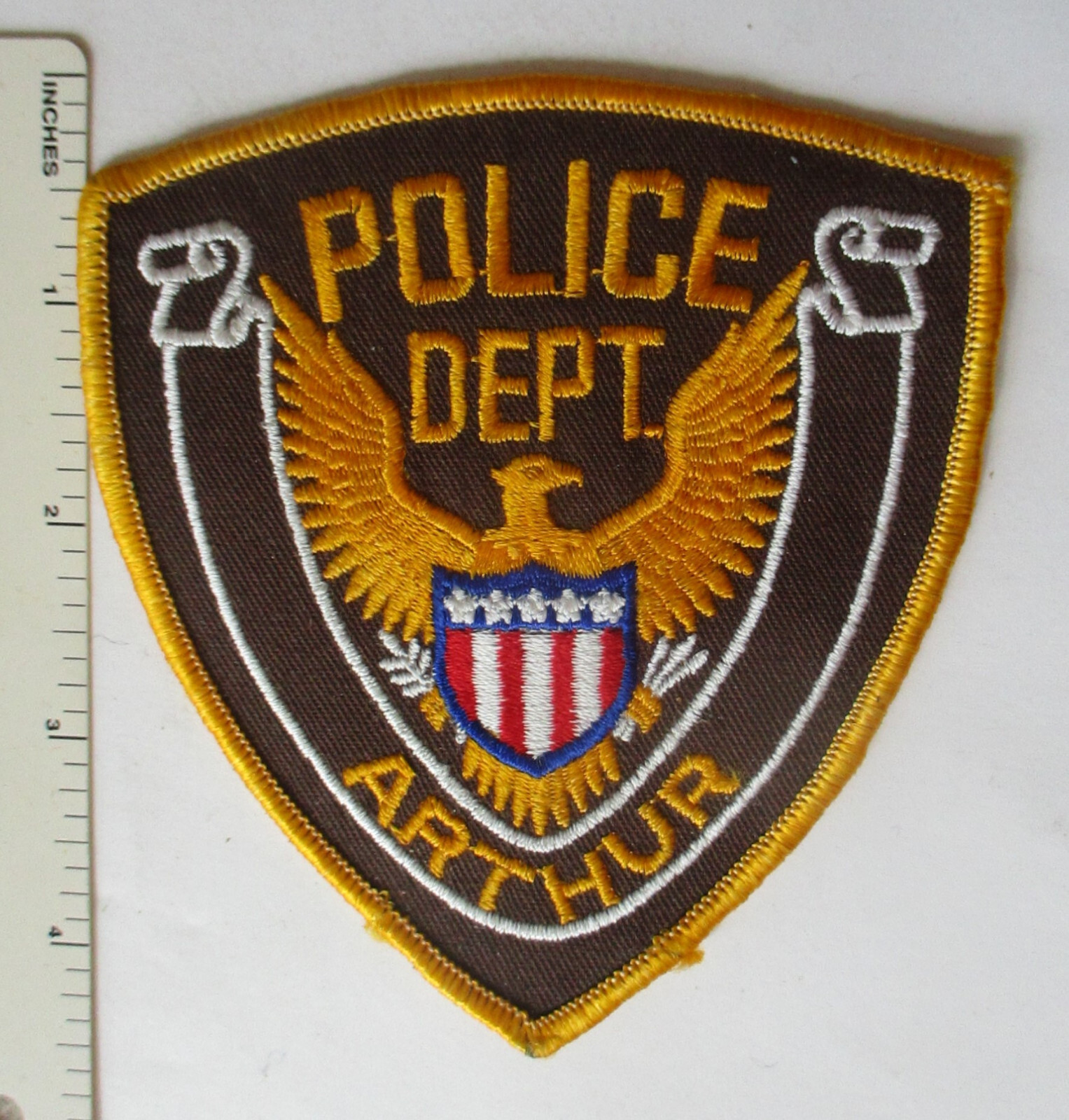 ARTHUR ILLINOIS POLICE DEPARTMENT PATCH Original