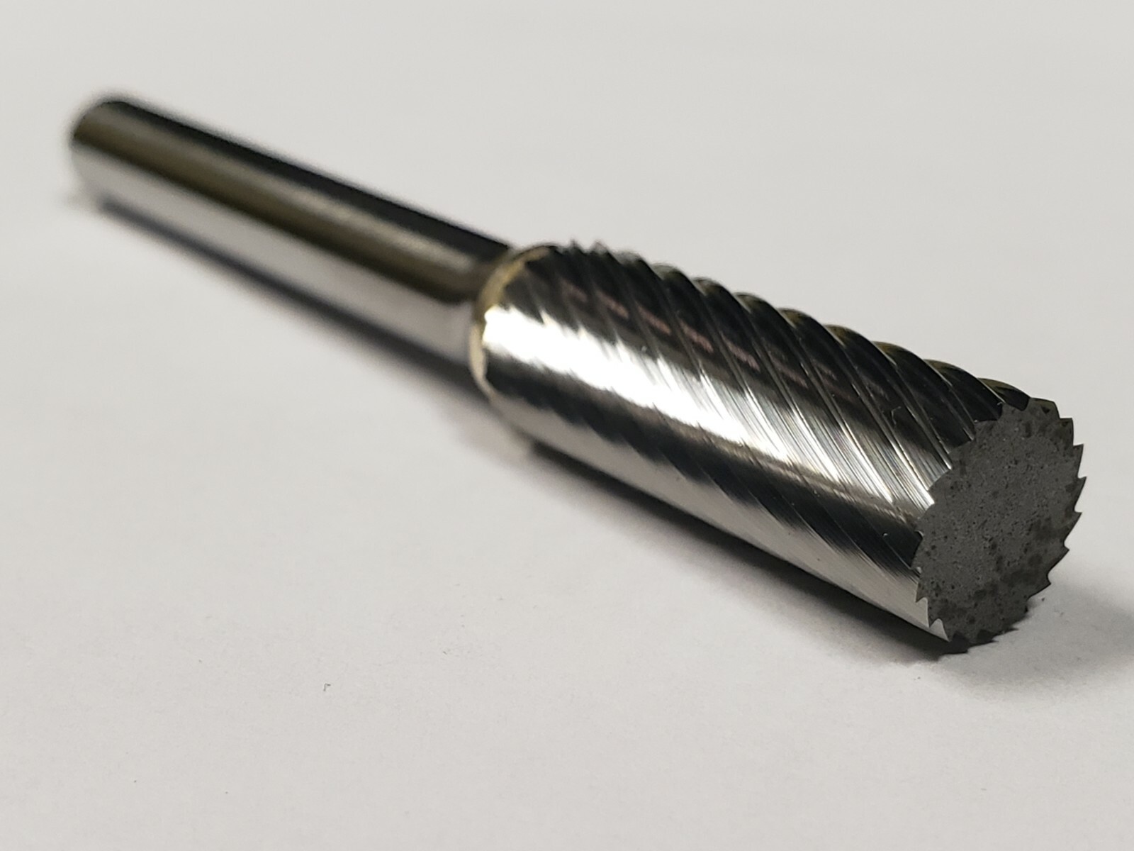 SA3LS Cylindrical Tungsten Carbide Burr Bur Cutting Tool Die Grinder Bit 1/4"