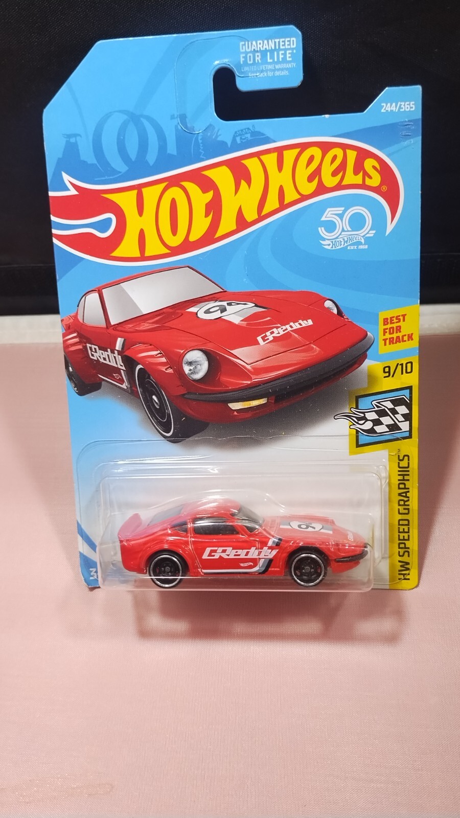 Hot Wheels Nissan Fairlady Z HW Speed Graphics #9/10 Red Diecast 1:64 Scale