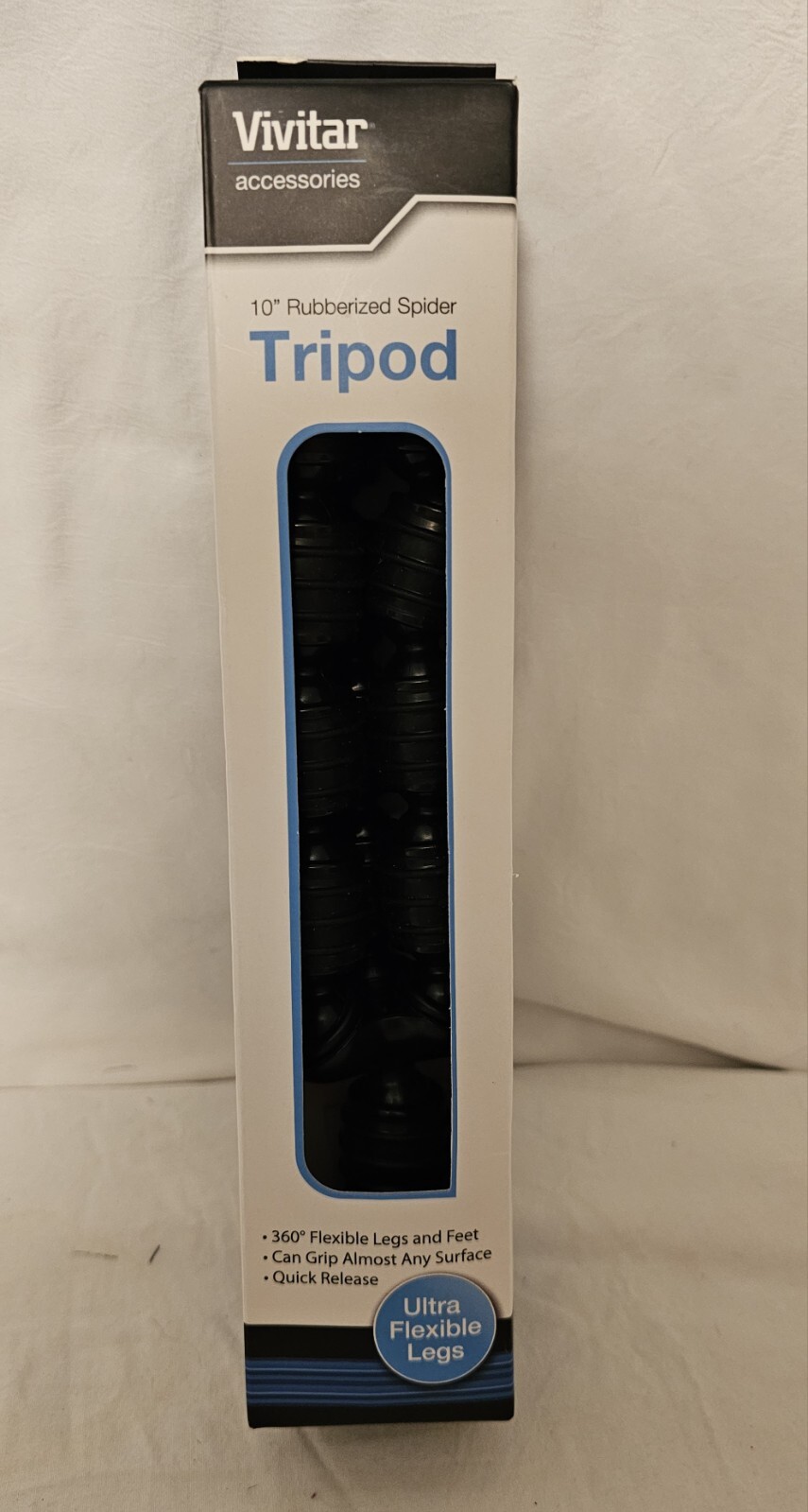 Vivitar SP-10R Ultra-flexible Rubberized Tripod 10" black